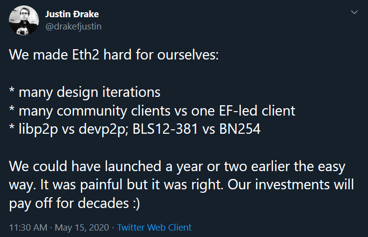 Tweet from Justin Drake